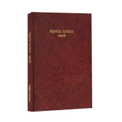 Agenda Jurídica 2026 (Versão Tradicional Bordeaux)