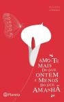 Agenda Literária -  Amo-te Mais do que Ontem e Menos que Amanhã