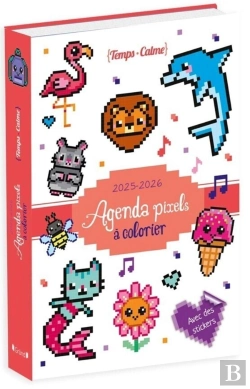 Bertrand.pt - Agenda Pixels À Colorier 2025-2026