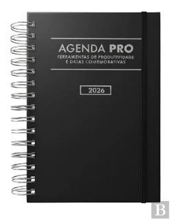 Bertrand.pt - Agenda Pro 2026 (Preto)
