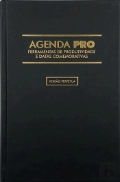 Agenda Pro Premium - Versão Perpétua (Black Canvas)