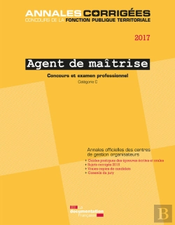 Bertrand.pt - Agent De Maîtrise 2017. Concours Et Examen
