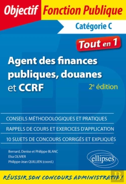 Bertrand.pt - Agent Des Finances Publiques, Douanes Et Ccrf - Catégorie C - Tout-En-Un - 2e Édition