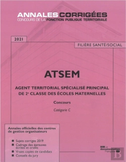 Bertrand.pt - Agent Territorial Spécialisé Principal De 2e Classe Des Écoles Maternelles ; Atsem (Édition 2021)
