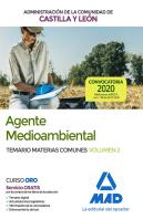 Agente Medioambiental De La Administración De La Comunidad De Castilla Y León. Temario De Materias C