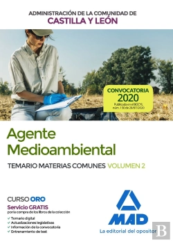Bertrand.pt - Agente Medioambiental De La Administración De La Comunidad De Castilla Y León. Temario De Materias C