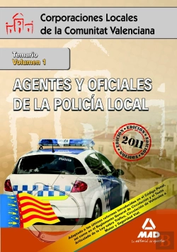 Bertrand.pt - Agentes Y Oficiales De La Policía Local De La Comunitat Valenciana. Temario Volumen I