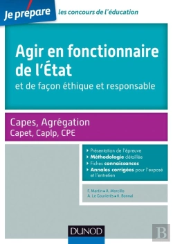 Bertrand.pt - Agir En Fonctionnaire De L'Etat Et De Facon Ethique Et Responsable - Capes-Agreg-Capet...
