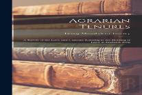 Agrarian Tenures
