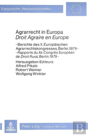 Agrarrecht In Europa / Droit Agraire En Europe