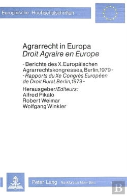 Bertrand.pt - Agrarrecht In Europa / Droit Agraire En Europe