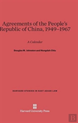 Bertrand.pt - Agreements Of The People'S Republic Of China, 1949-1967