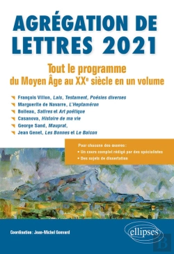 Bertrand.pt - Agrégation De Lettres 2021. Tout Le Programme Du Moyen Âge Au Xxe Siècle En Un Volume