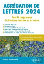 Agregation De Lettres 2024. Tout Le Programme Du Moyen Age Au Xxe Siecle En Un Volume. - Fabliaux Du