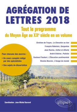 Bertrand.pt - Agrégation De Lettres ; Tout Le Programme Du Moyen Âge Au Xxe Siècle En Un Volume (Édition 2018)
