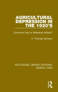 Agricultural Depression In The 1920'S