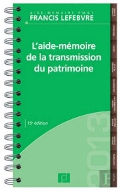 Aide Memoire De La Transmission Du Patrimoine