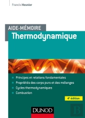 Aide-Mémoire ; De Thermodynamique