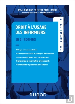 Bertrand.pt - Aide-Mémoire : Droit À L'Usage Des Infirmiers