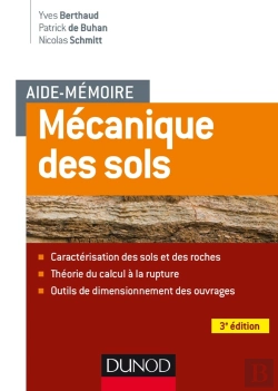 Bertrand.pt - Aide-Mémoire : Mécanique Des Sols ; Aspects Mécaniques Des Sols Et Des Structures (3e Édition)