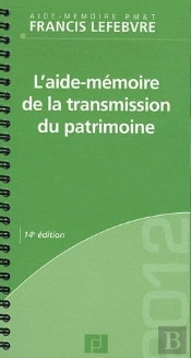 Aide-Mémoire Transmission Du Patrimoine