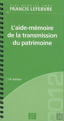 Bertrand.pt - Aide-Mémoire Transmission Du Patrimoine