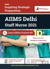 Aiims Delhi Staff Nurse 2021 10 Mock Tests Latest Practice Kit