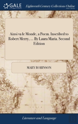 Bertrand.pt - Ainsi Va Le Monde, A Poem. Inscribed To