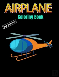 Bertrand.pt - Airplane Coloring Book Black Background