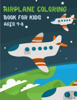 Bertrand.pt - Airplane Coloring Book For Kids Ages 4-8
