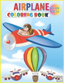 Bertrand.pt - Airplane Coloring Book For Kids Ages 4-8