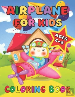 Bertrand.pt - Airplane Coloring Book For Kids Ages 4-8