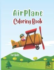 Airplane Coloring Book For Kids