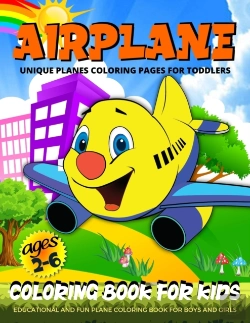 Bertrand.pt - Airplane Coloring Book For Toddlers