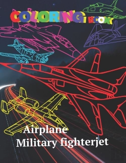 Bertrand.pt - Airplane Coloring Book Military Fighterjet