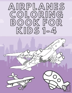 Bertrand.pt - Airplanes Coloring Book For Kids 1-4