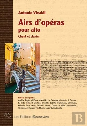 Airs D'Opéra Pour Alto ; Chant Et Clavier