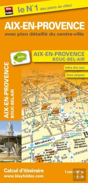 Aix-En-Provence, Avec Plan Detaille Du Centre-Ville