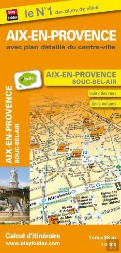 Bertrand.pt - Aix-En-Provence, Avec Plan Detaille Du Centre-Ville