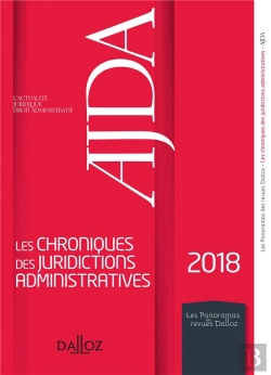 Bertrand.pt - Ajda ; Les Chroniques Des Juridictions Administratives (Édition 2018)