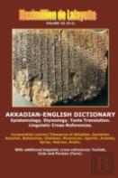 Akkadian-English Dictionary. Volume Iii (R-Z)