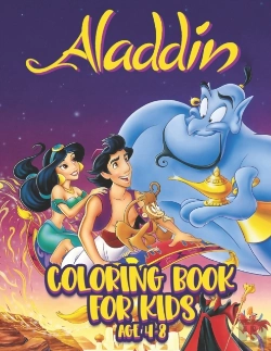 Bertrand.pt - Aladdin Coloring Book For Kids Age 4-8