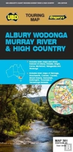 Bertrand.pt - Albury Wodonga Murray River High Country Map 381 20th Ed