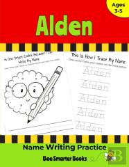 Alden Name Writing Practice