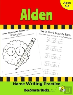 Bertrand.pt - Alden Name Writing Practice