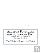 Algebra Formulas And Equations