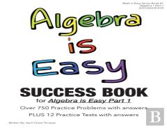 Algebra Is Easy Part 1 Success Book