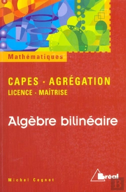 Bertrand.pt - Algèbre Bilinéaire ; Licence Et Maitrîse