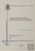 Algumas Considerações Sobre a Determinação do Volume de Árvores