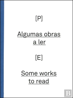 Bertrand.pt - Algumas Obras a Ler / Some Works to Read
